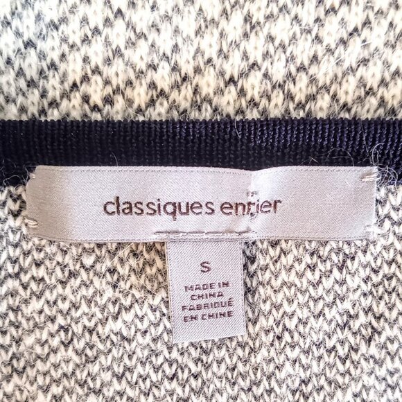 Classiques Entier Navy Blue Alpaca Mohair Cardigan Sweater - Picture 4 of 6